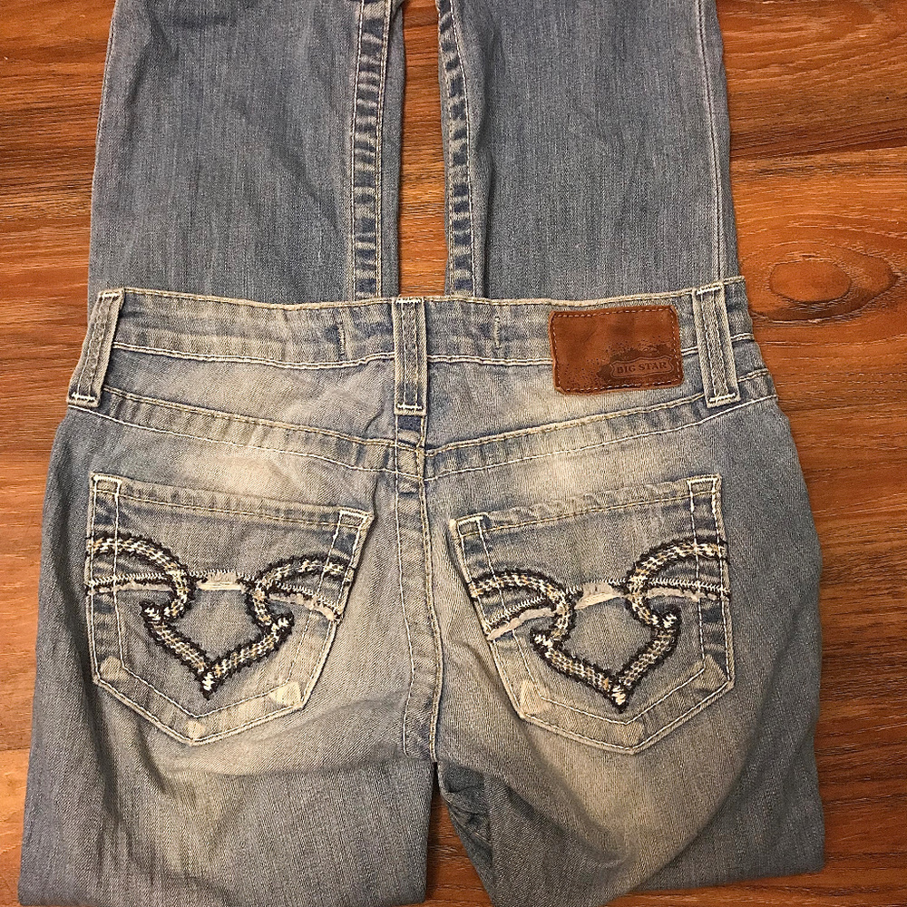 Big Star Remy Low Rise Crop Jeans sz 25 ~ A144